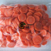 IQF Congelado China Carrot Crinkle / Dices